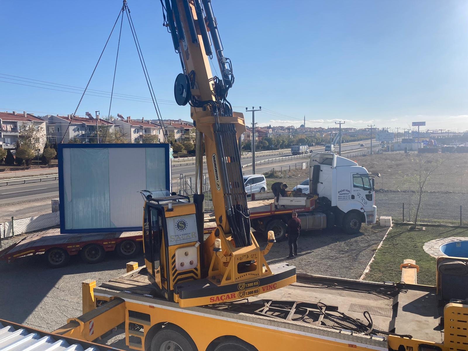 KEŞAN BELEDİYESİ KÖY GARAJI PREFABRİK OFİS TESLİMİ