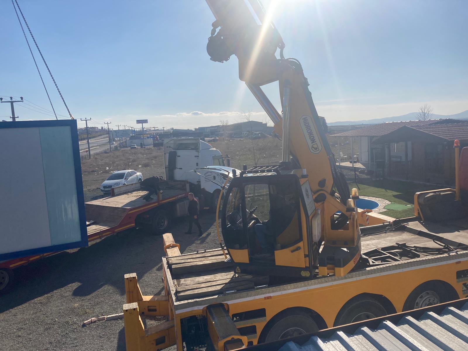 KEŞAN BELEDİYESİ KÖY GARAJI PREFABRİK OFİS TESLİMİ