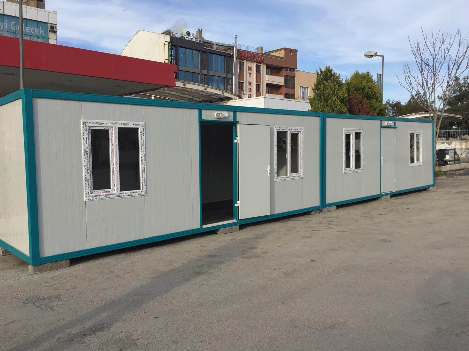 KEŞAN BELEDİYESİ KÖY GARAJI PREFABRİK OFİS TESLİMİ