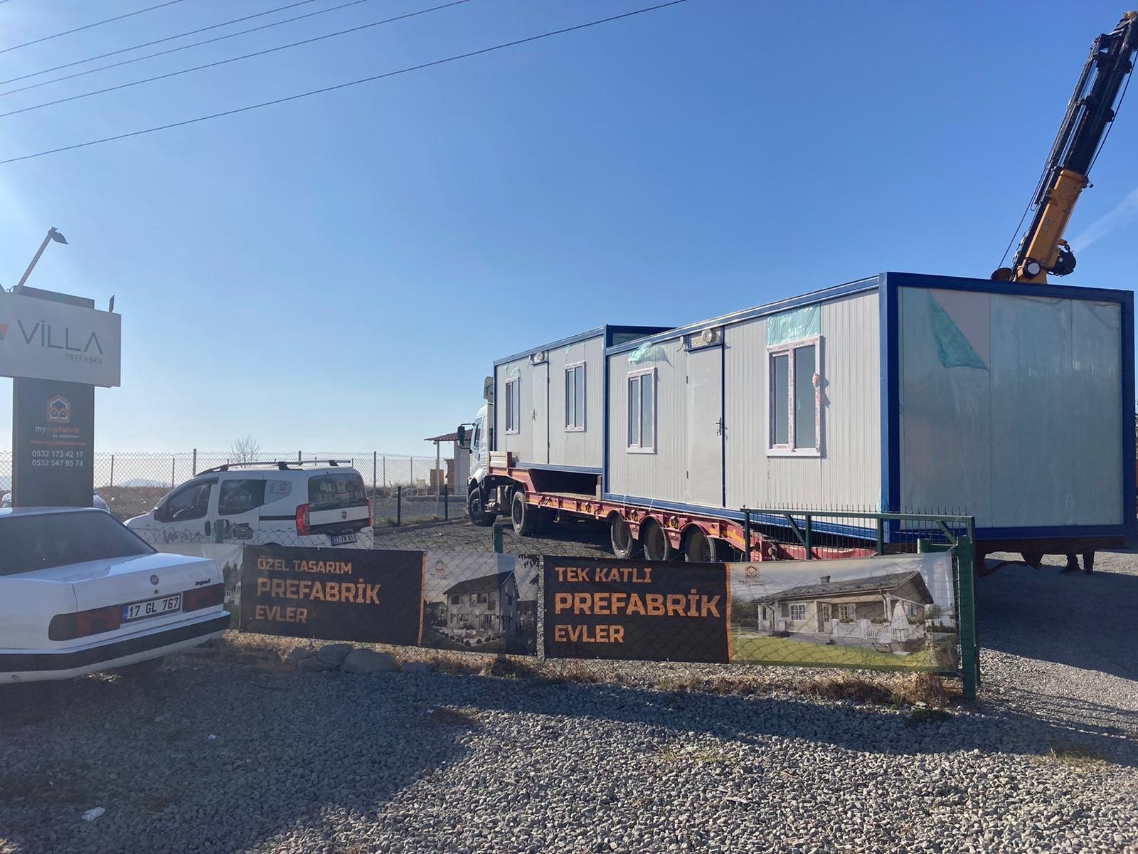 KEŞAN BELEDİYESİ KÖY GARAJI PREFABRİK OFİS TESLİMİ