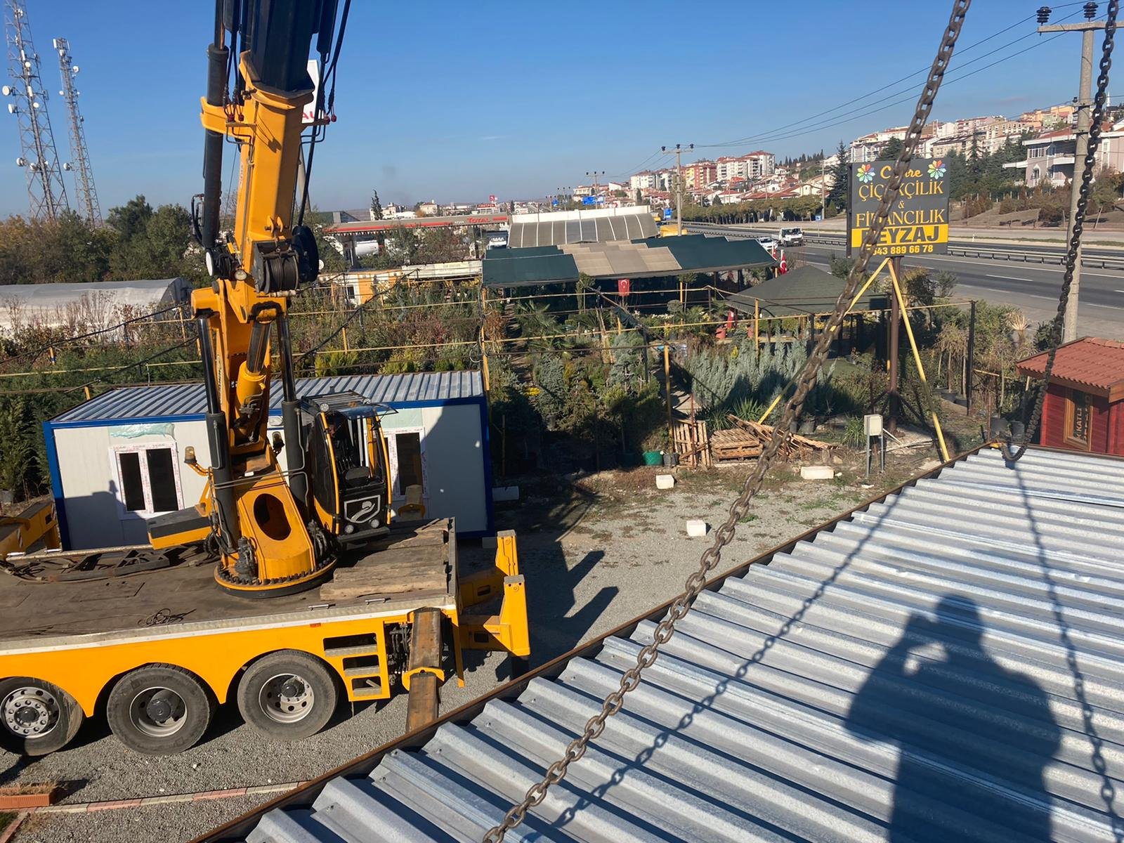KEŞAN BELEDİYESİ KÖY GARAJI PREFABRİK OFİS TESLİMİ